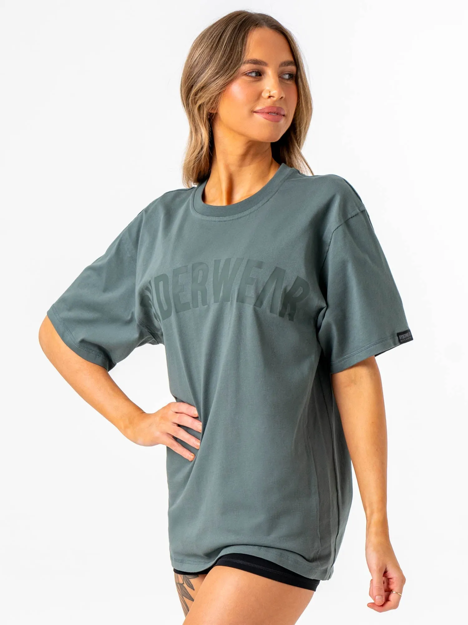 Force Oversized T-Shirt - Fern Green breathable design