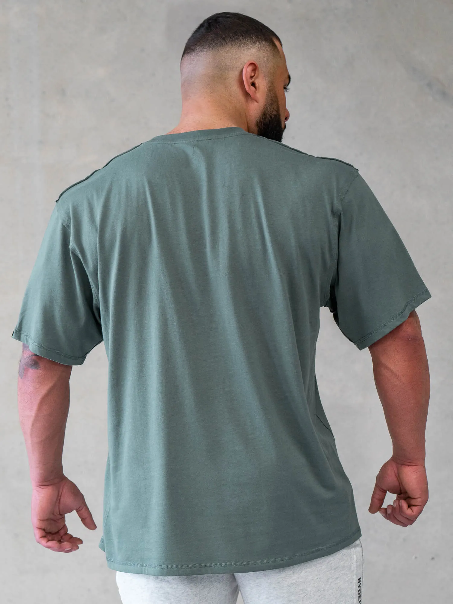Force Oversized T-Shirt - Fern Green vintage flair