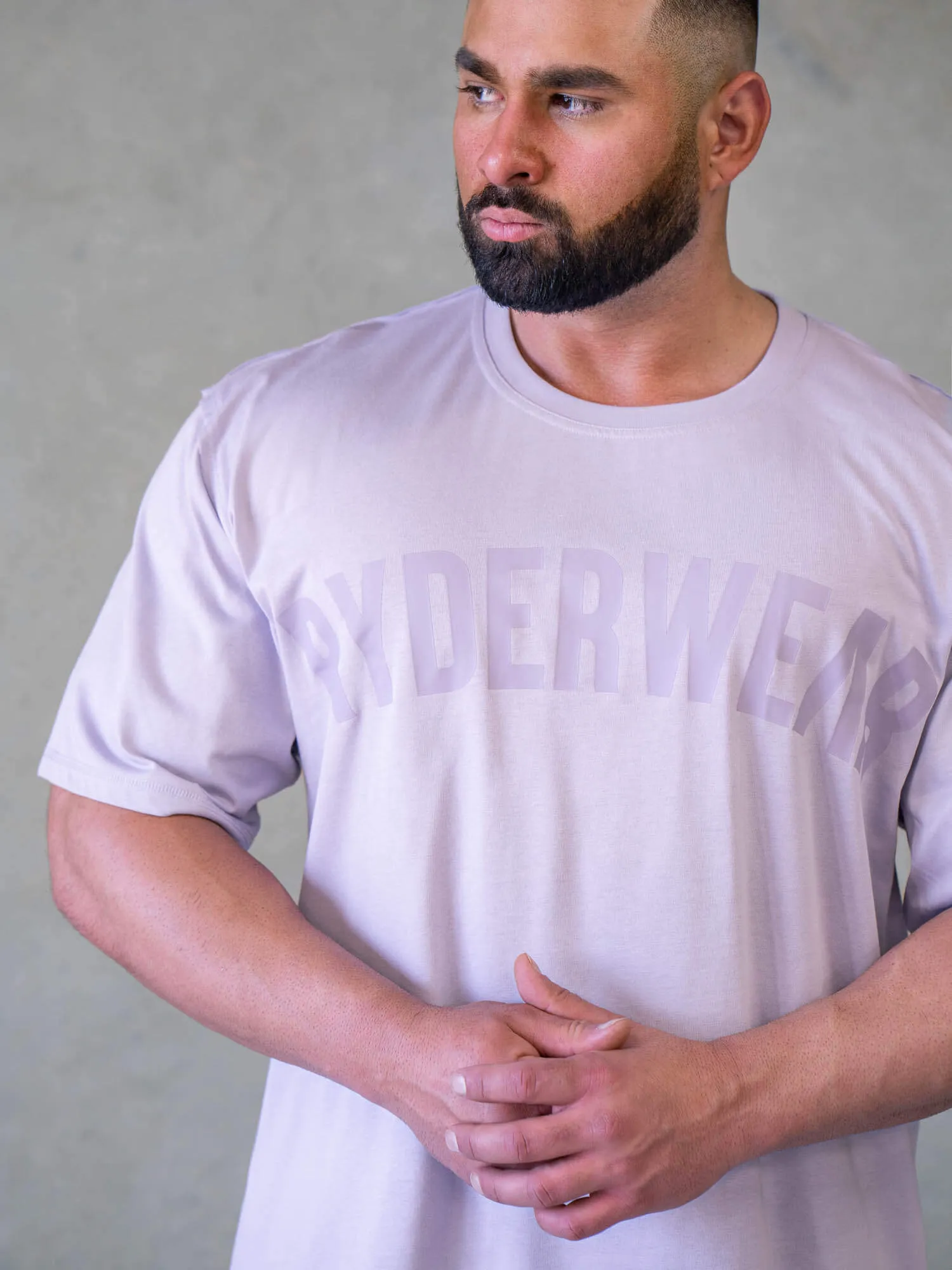 Force Oversized T-Shirt - Lavender wrinkle resistant