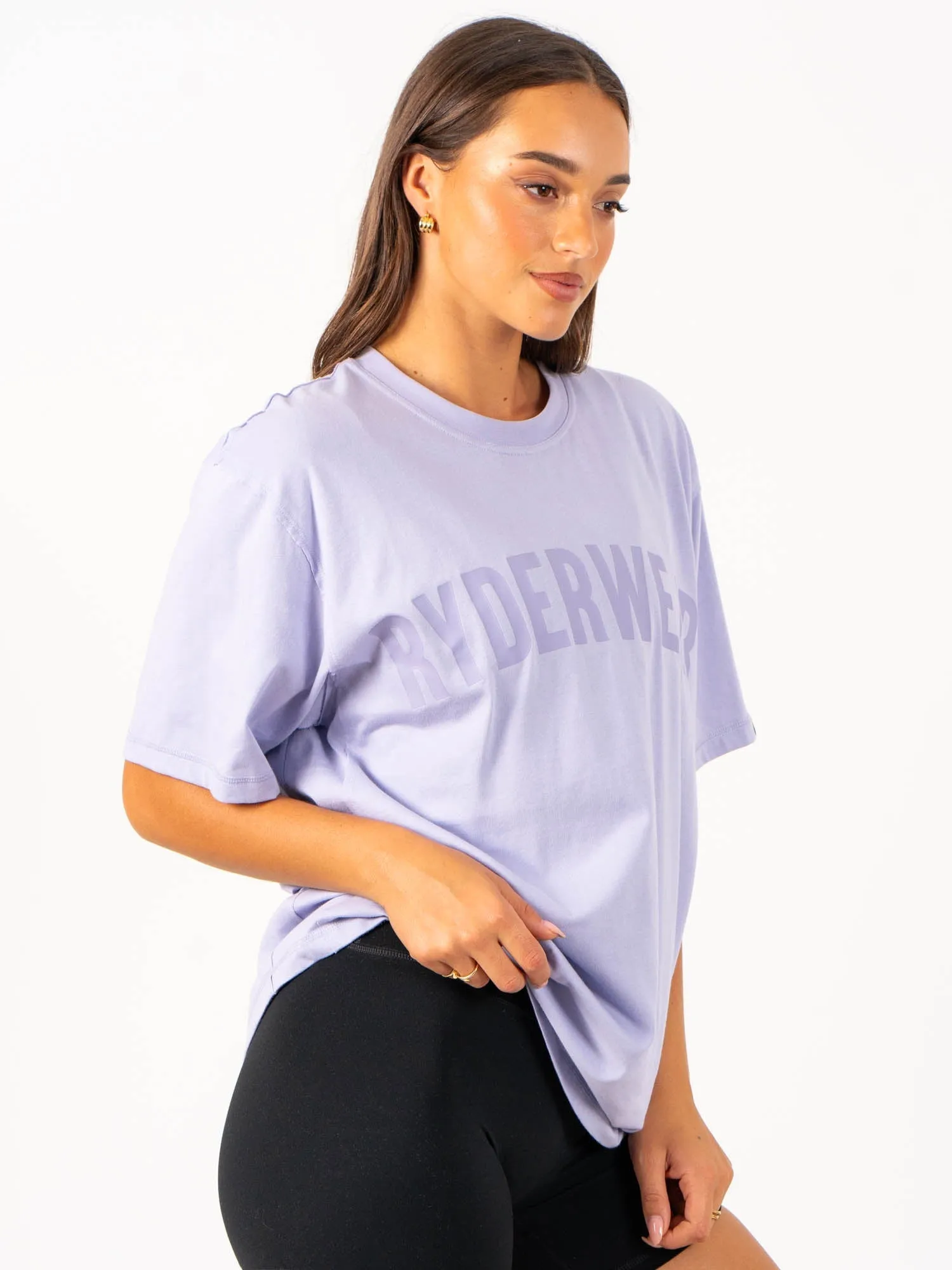 Force Oversized T-Shirt - Lavender soft feel