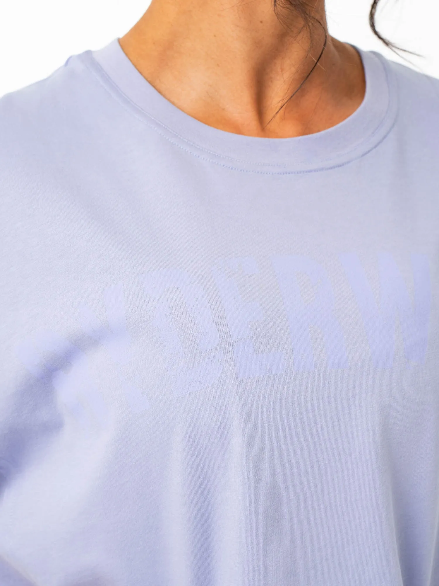 Force Oversized T-Shirt - Lilac Blue street wear