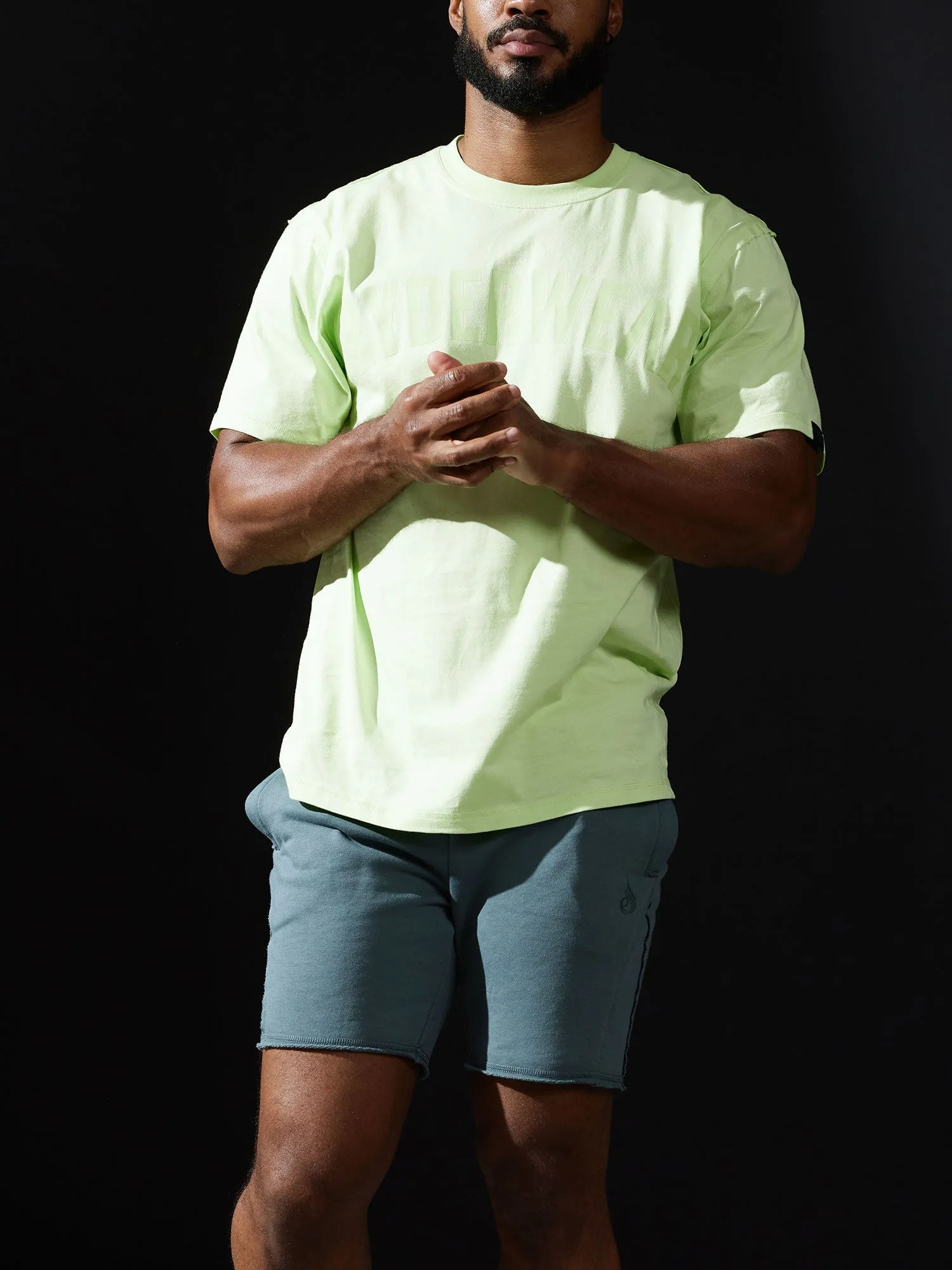 Force Oversized T-Shirt - Lime tech fabric