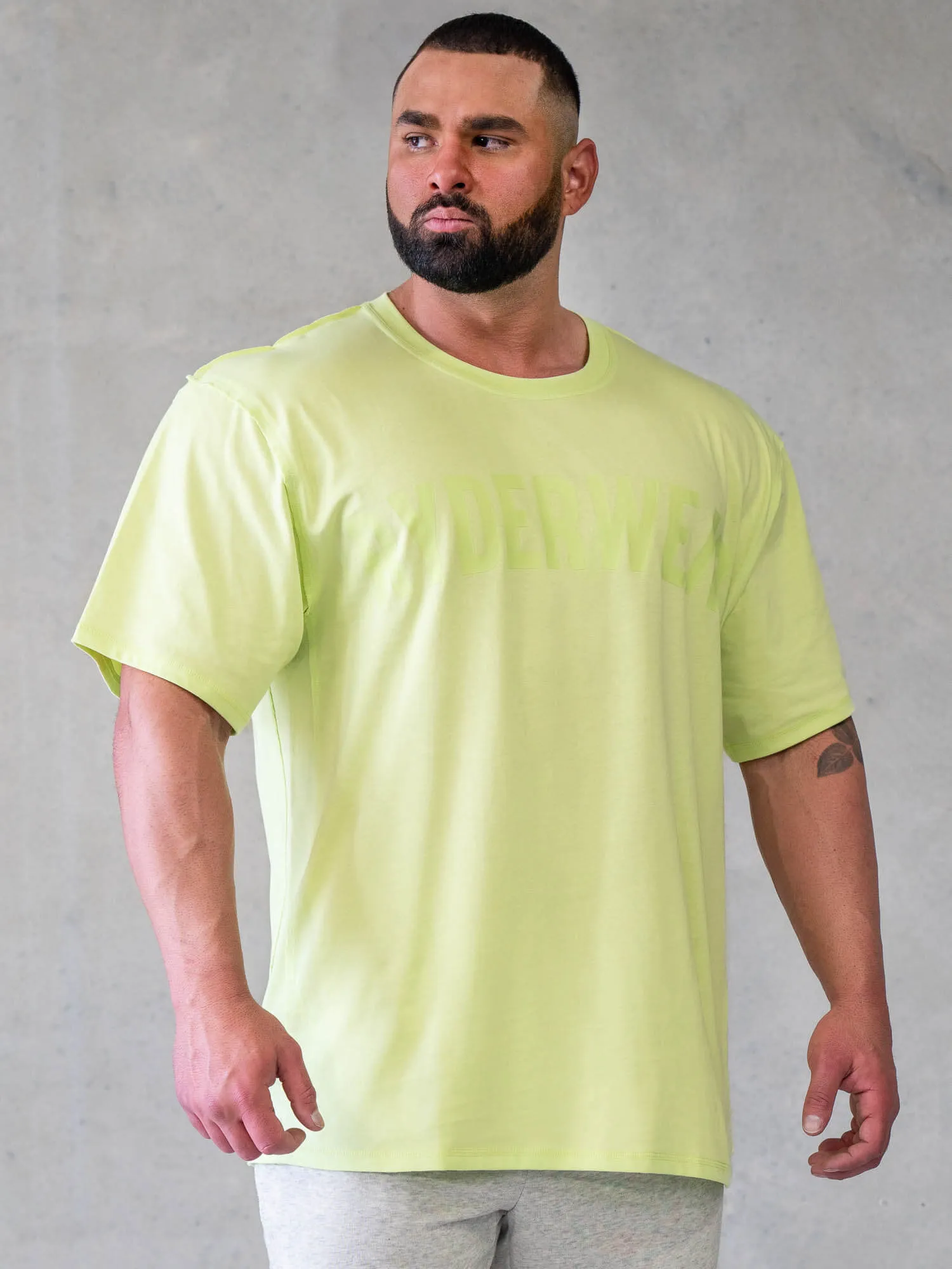 Force Oversized T-Shirt - Lime festival vibes
