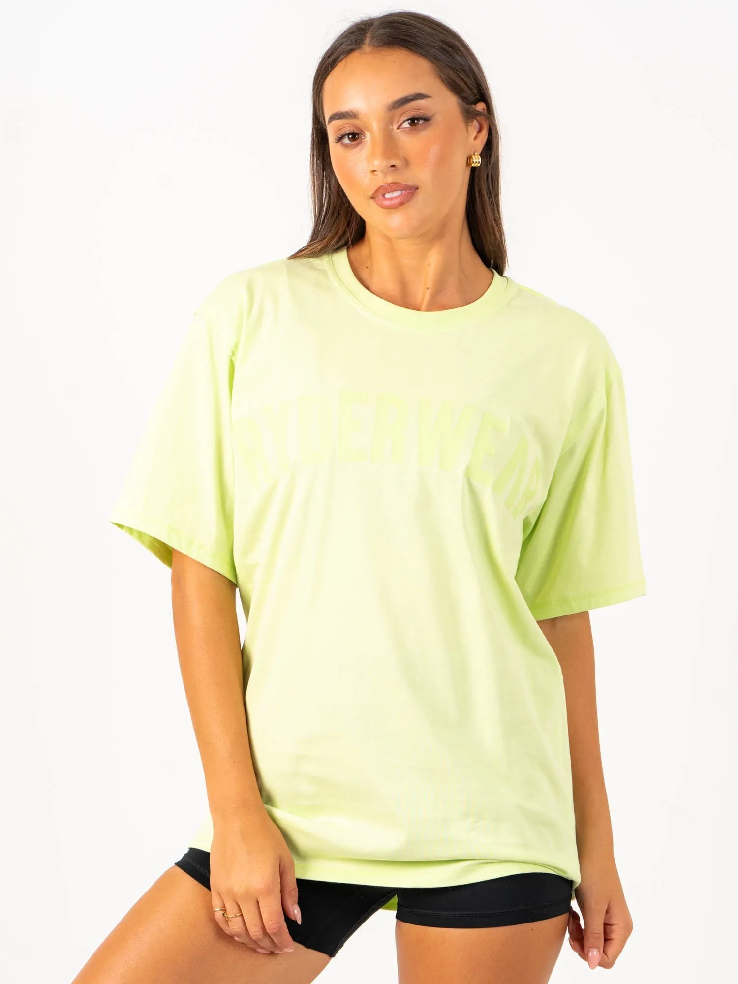 Force Oversized T-Shirt - Lime cultural style