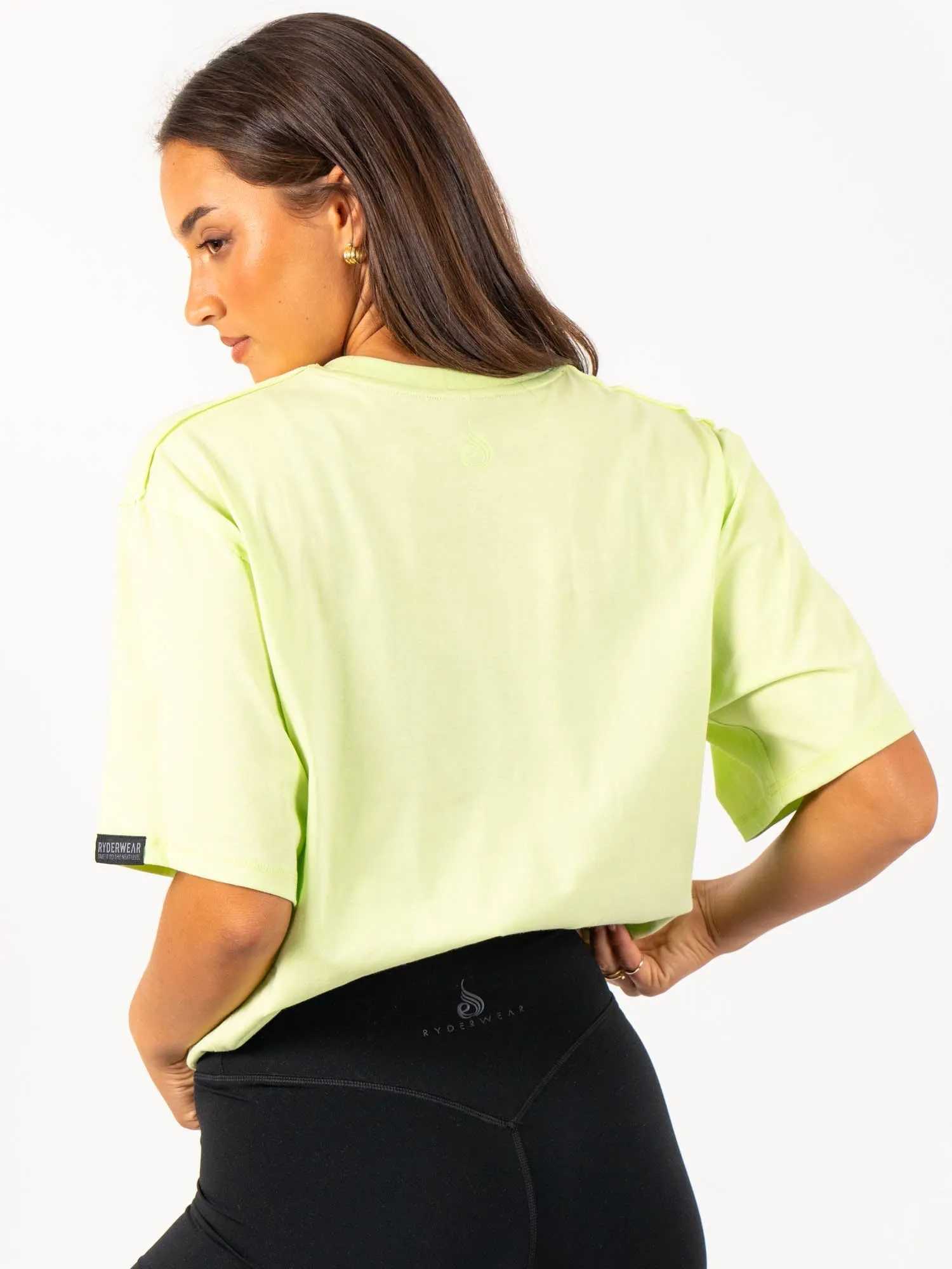 Force Oversized T-Shirt - Lime casual fashion
