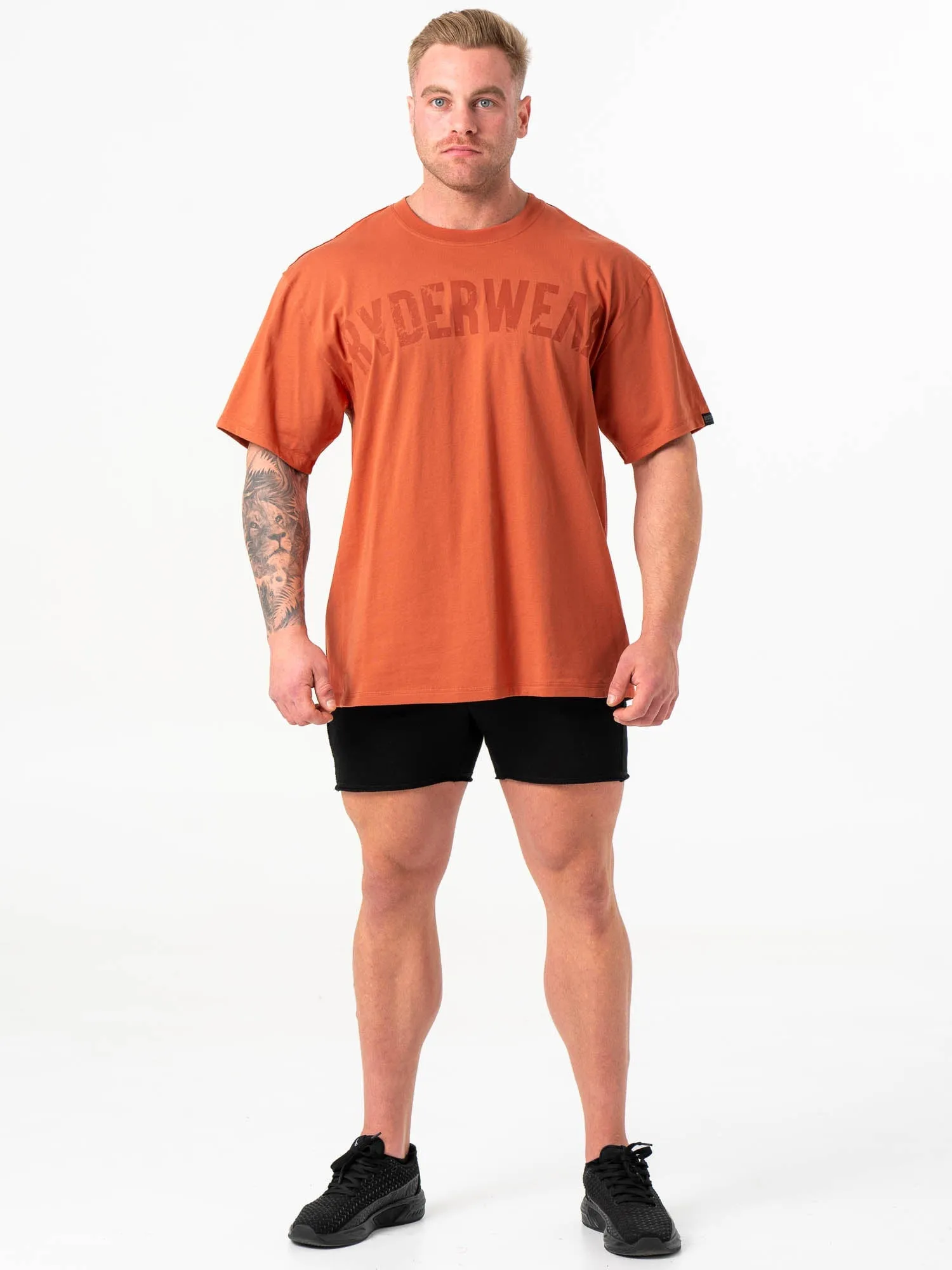 Force Oversized T-Shirt - Terracotta sporty look