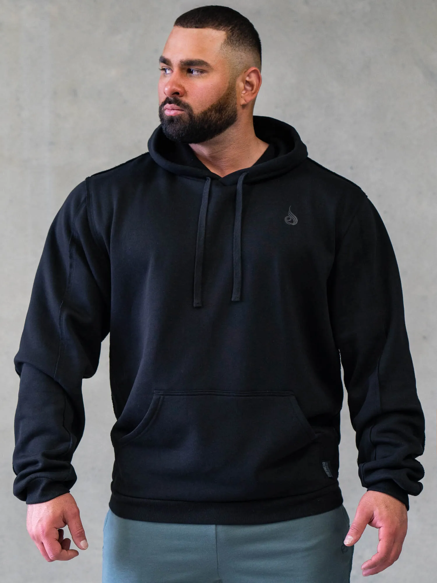 Force Pullover Hoodie - Black durable fabric