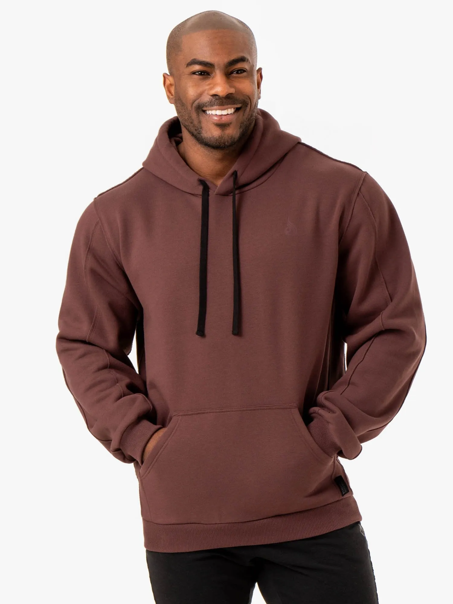 Force Pullover Hoodie - Brick subtle pattern