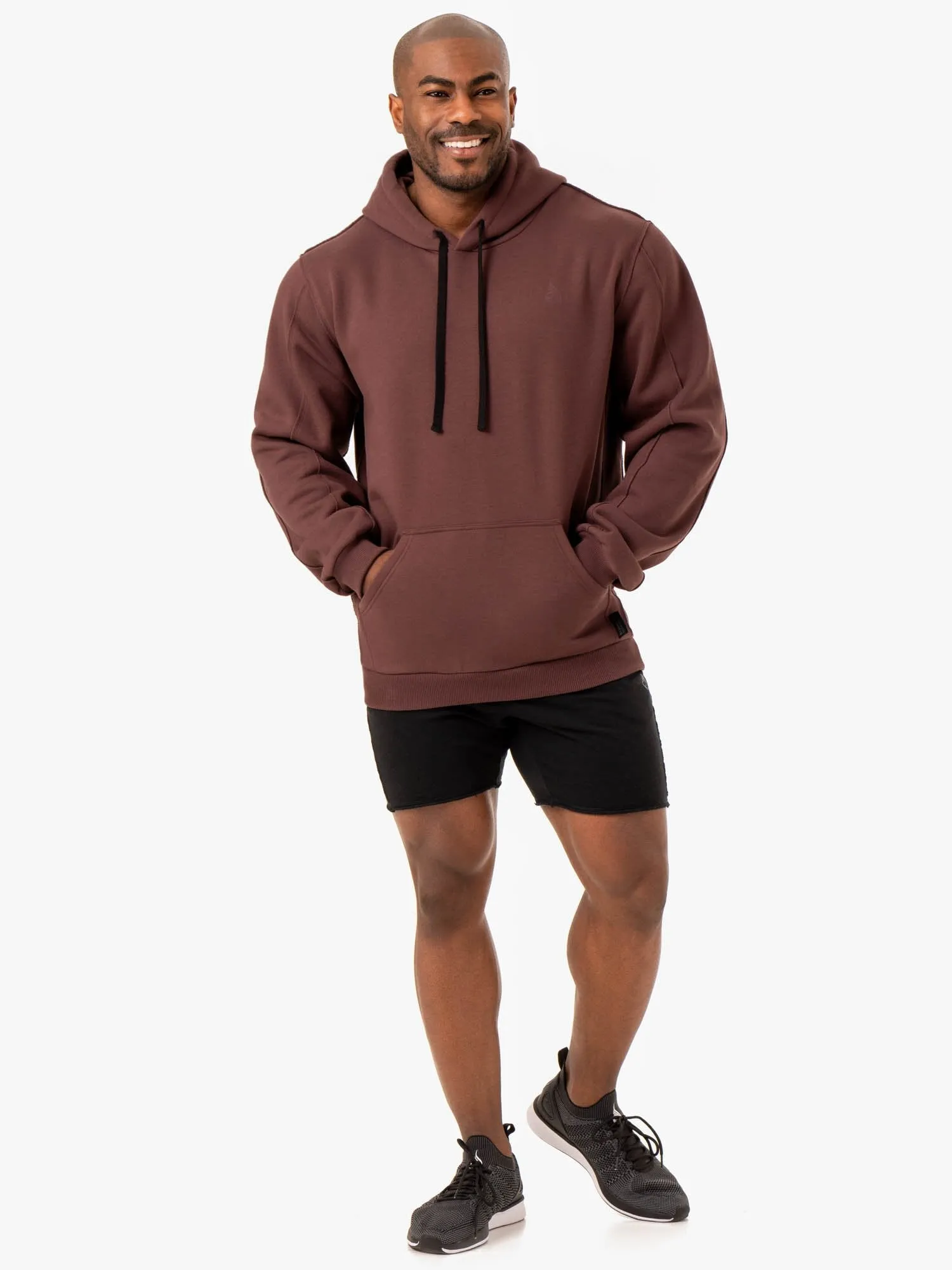 Force Pullover Hoodie - Brick soft fleece