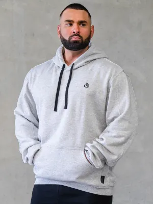 Force Pullover Hoodie - Chalk Grey Marl classic look
