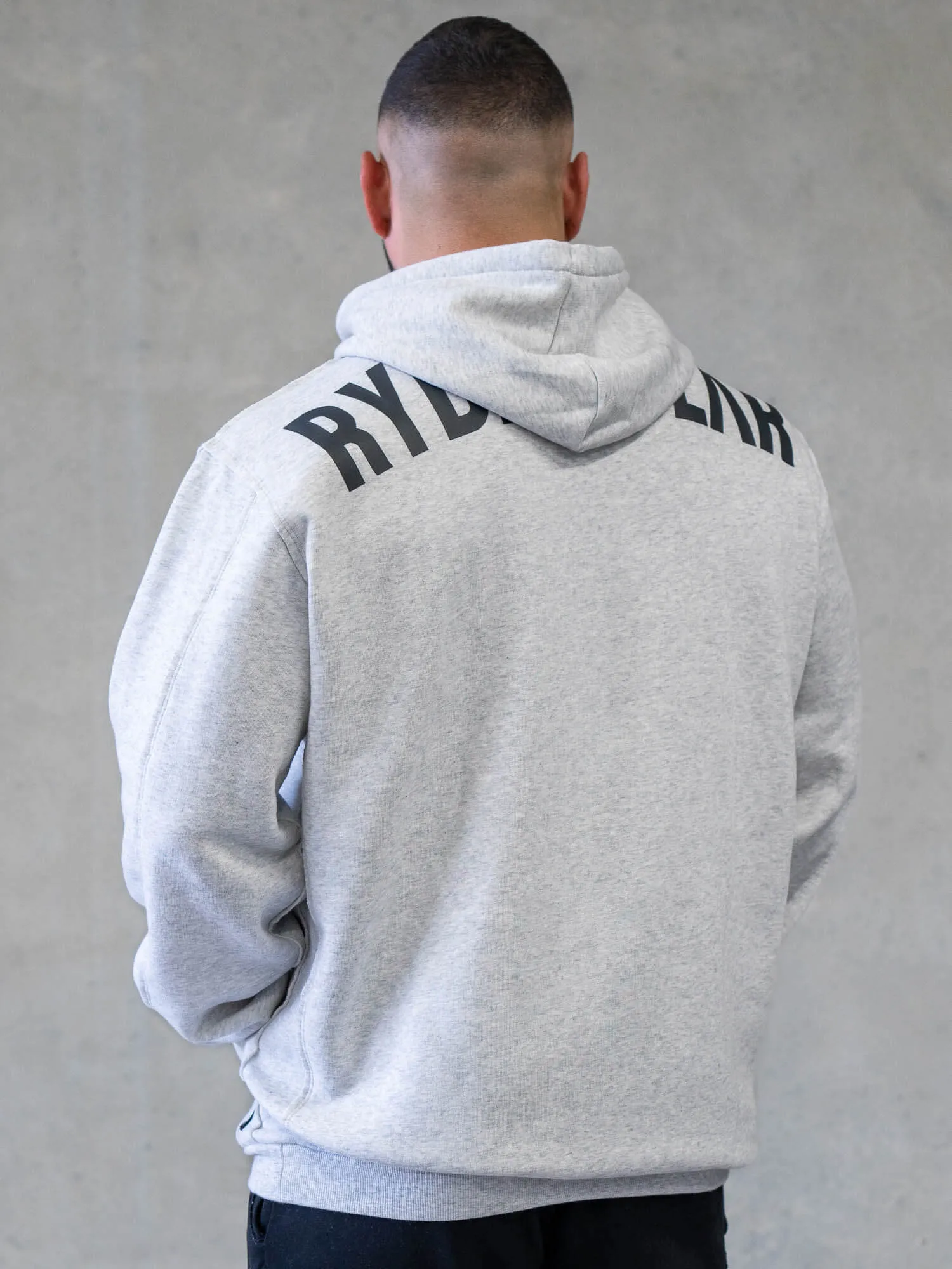 Force Pullover Hoodie - Chalk Grey Marl athleisure trend