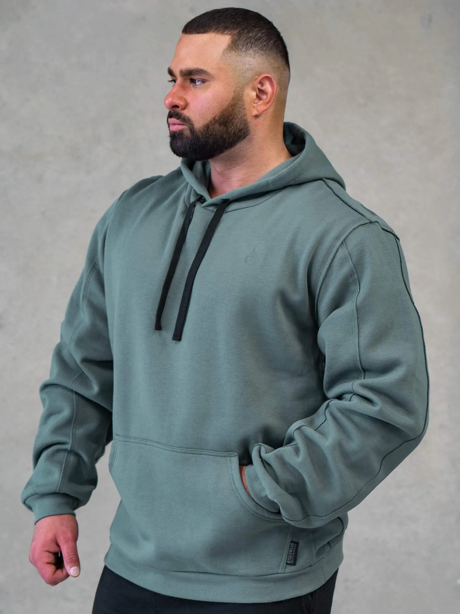 Force Pullover Hoodie - Fern Green fashion trend