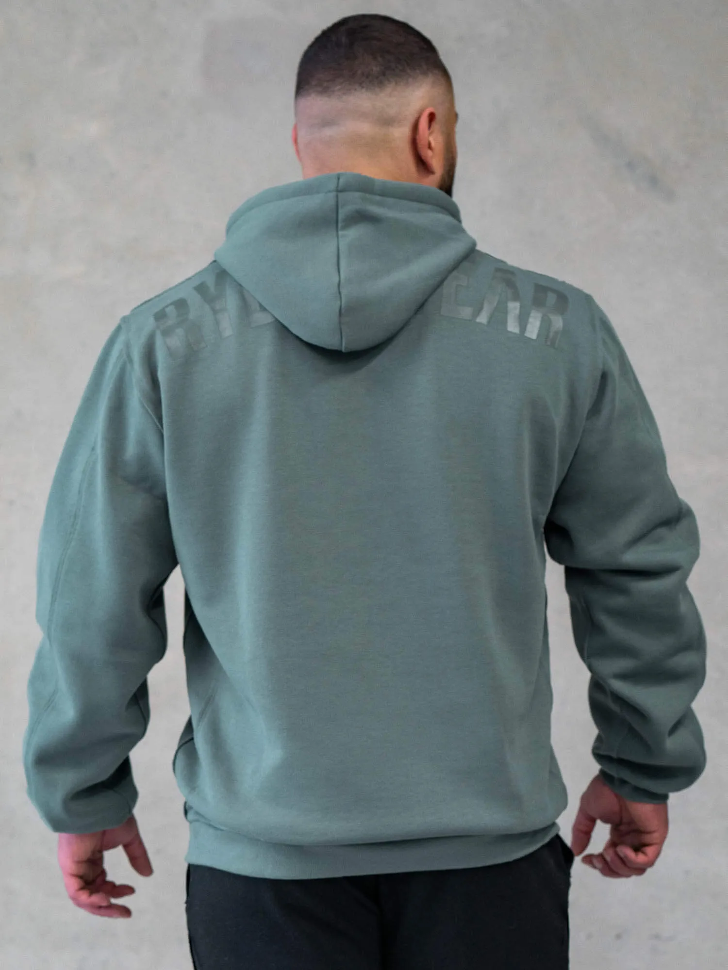 Force Pullover Hoodie - Fern Green vintage vibe