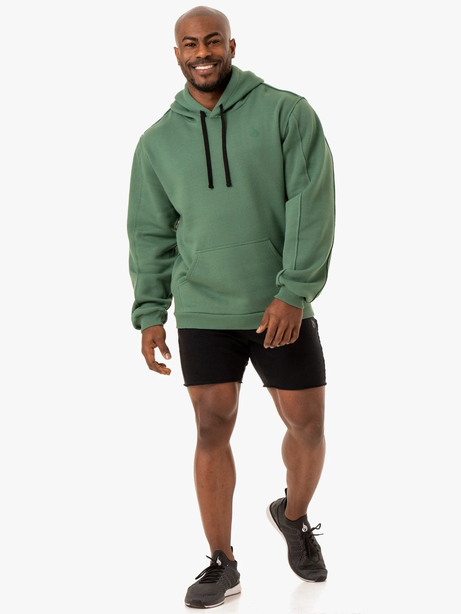 Force Pullover Hoodie - Green casual look