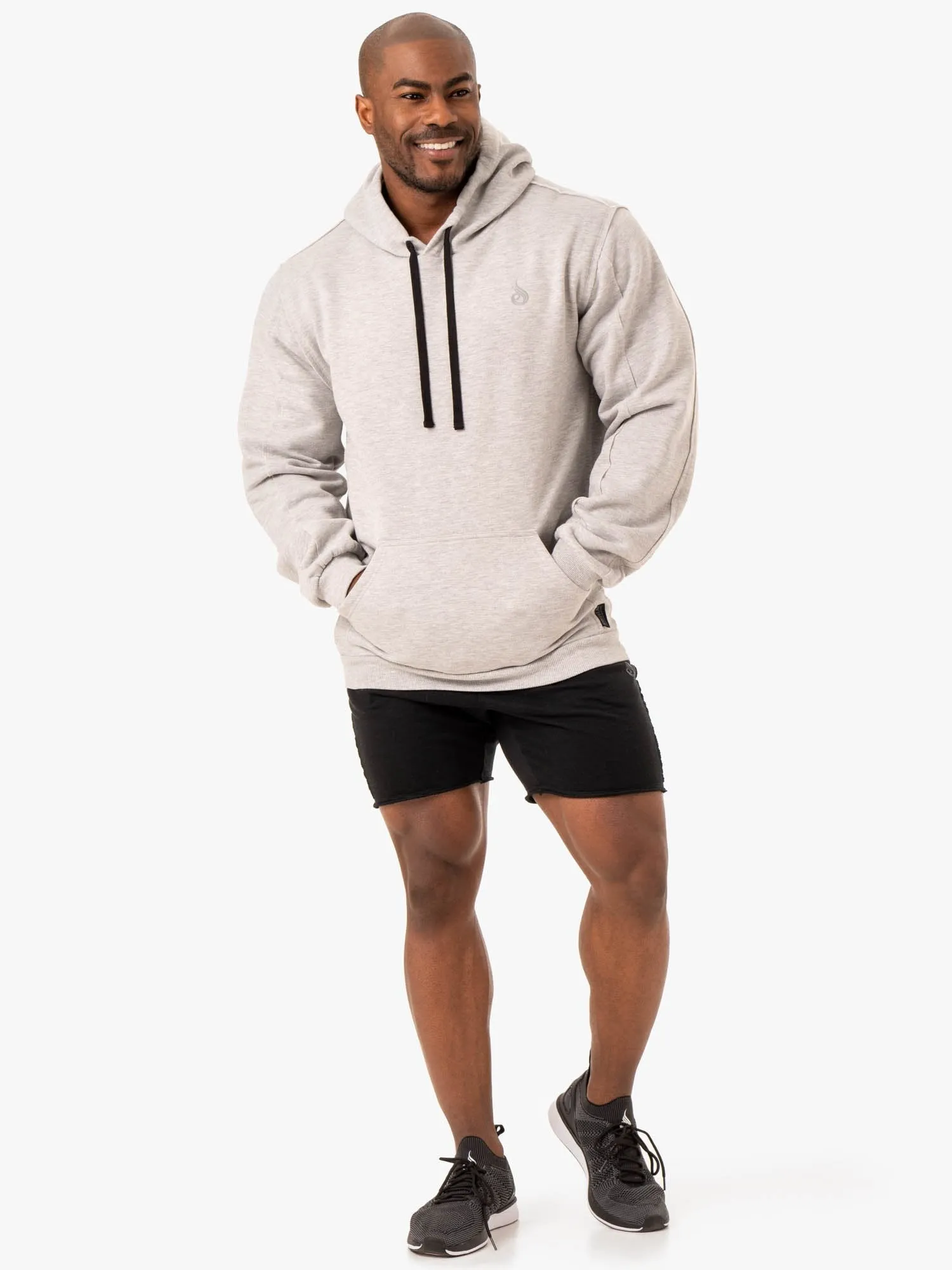 Force Pullover Hoodie - Grey Marl travel ready