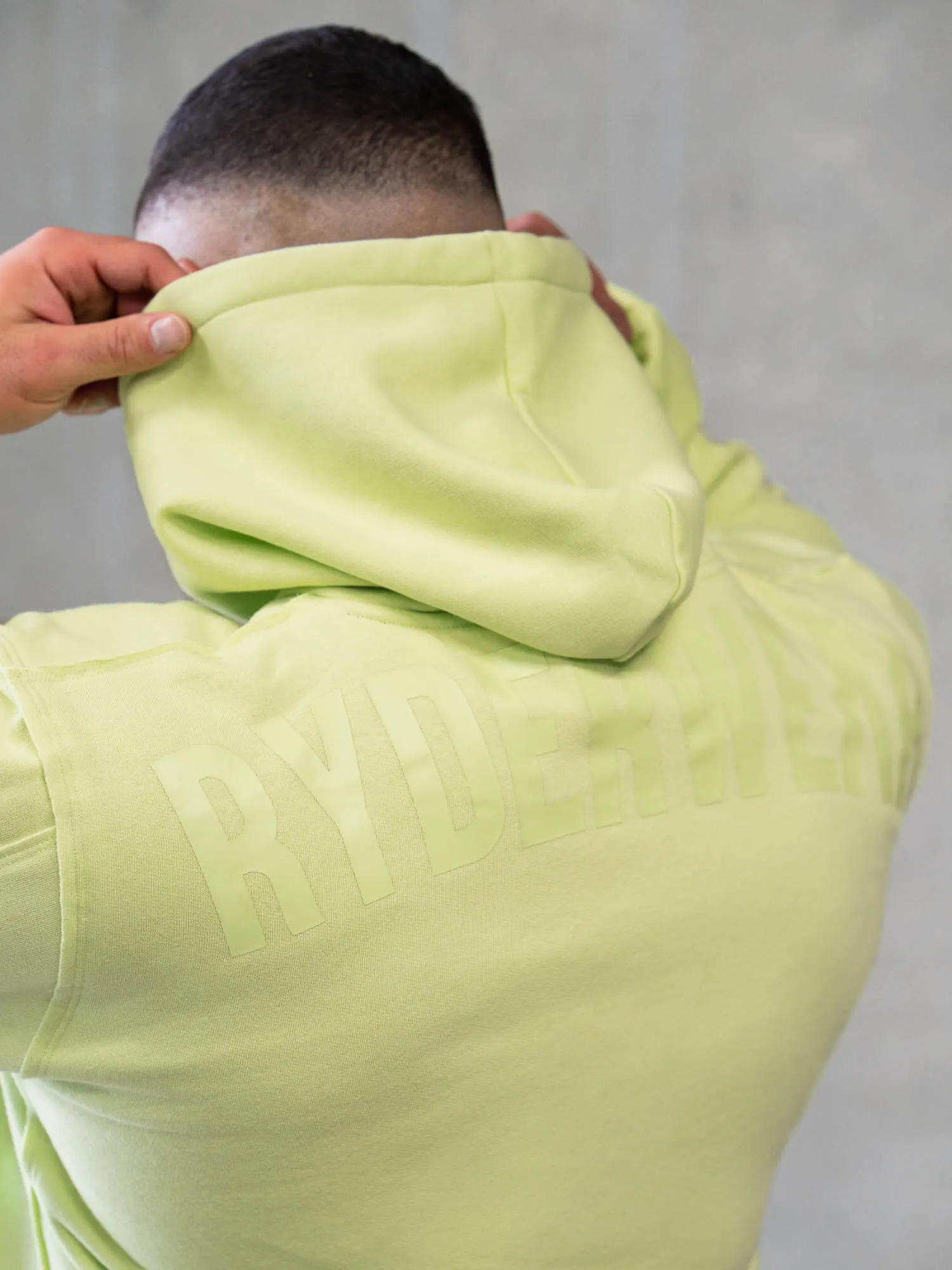 Force Pullover Hoodie - Lime layered look