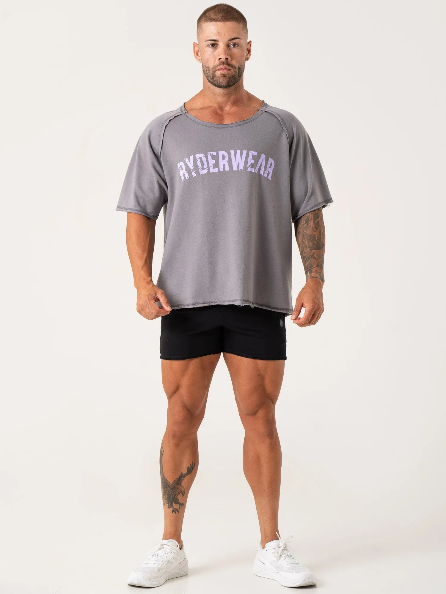 Force Rag Top - Charcoal weekend wear