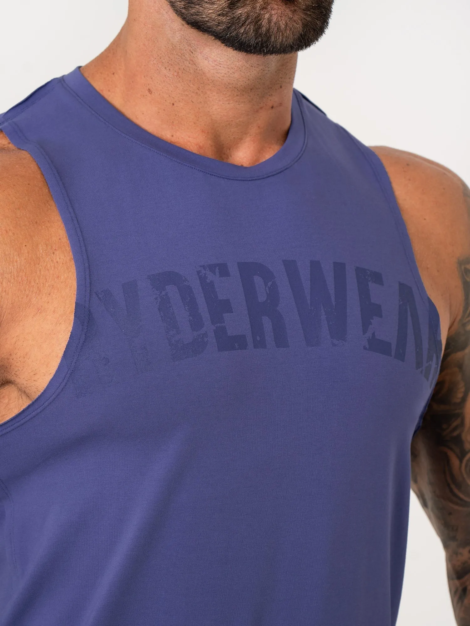 Force Tank - Indigo flexible stretch