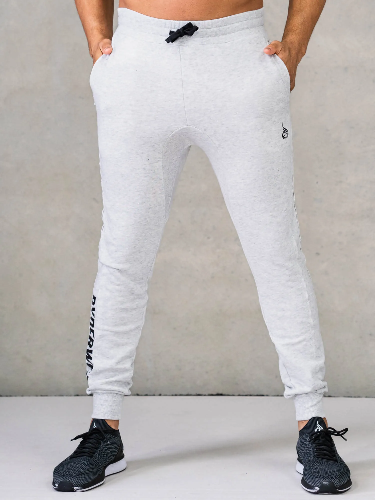 Force Track Pant - Chalk Grey Marl moisture wicking
