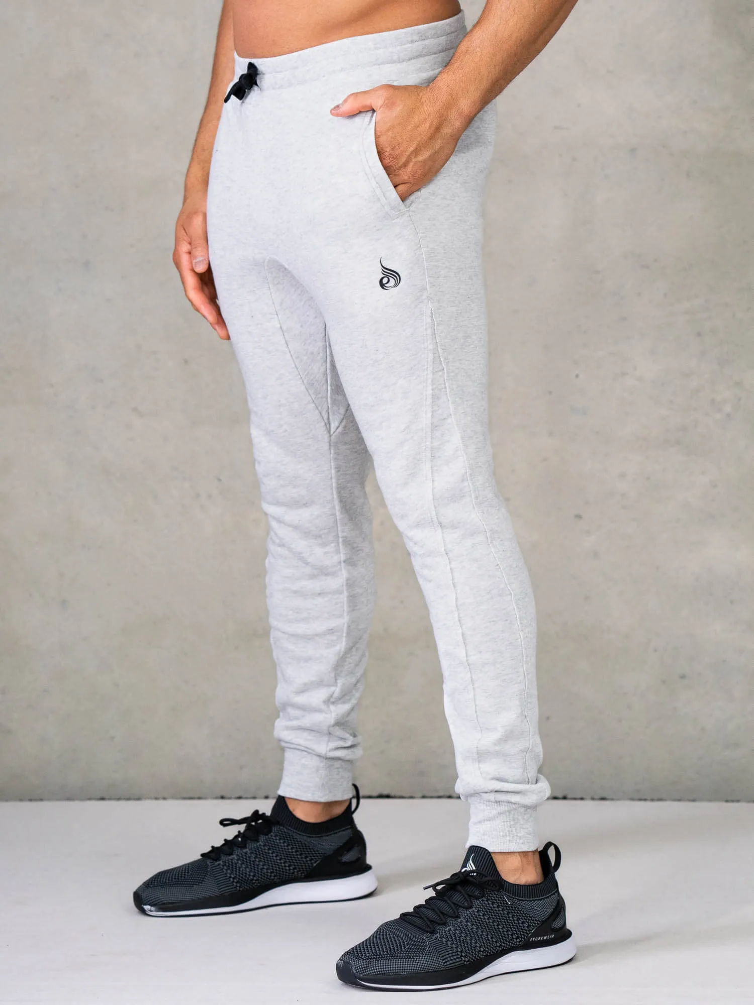Force Track Pant - Chalk Grey Marl Sport Fit