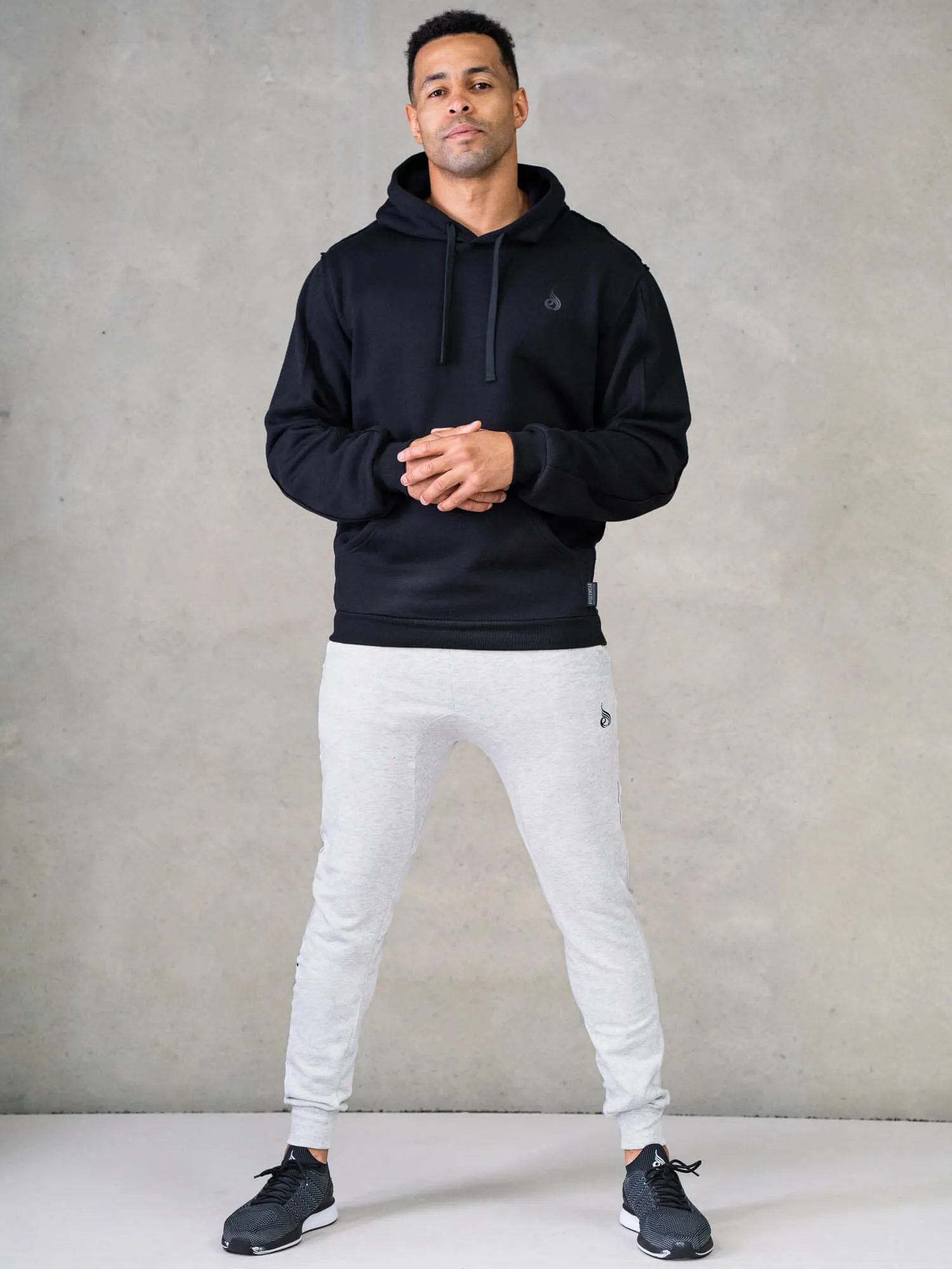 Force Track Pant - Chalk Grey Marl Stretch Slim