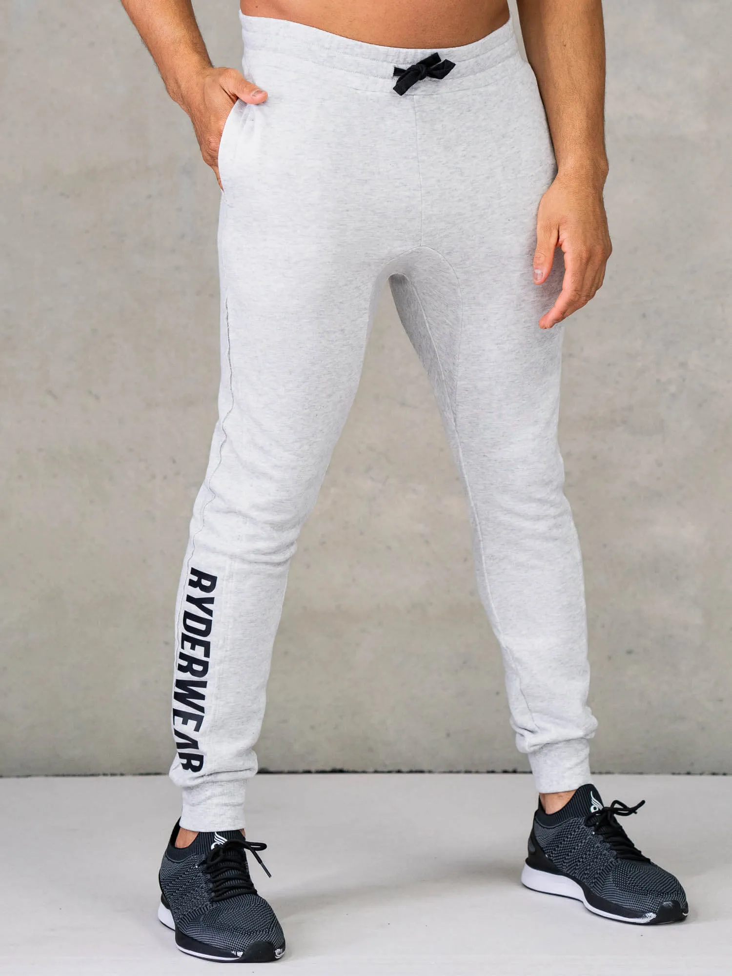 Force Track Pant - Chalk Grey Marl Moist Dry