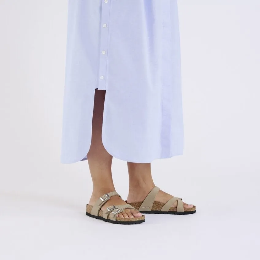 Franca Vegan in Gray Taupe from Birkenstock Calm Steps