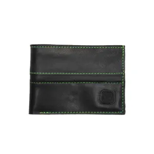Franklin Wallet In Black/Green comfort gear