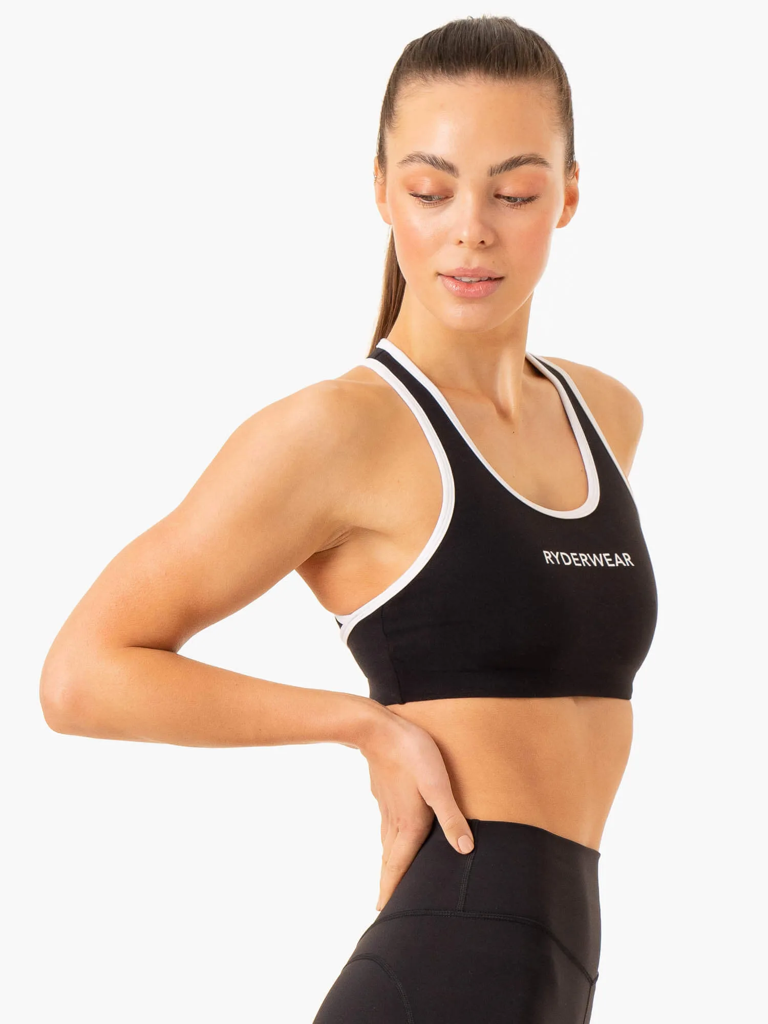 Frequency High Impact Sports Bra - Black Body Shaping