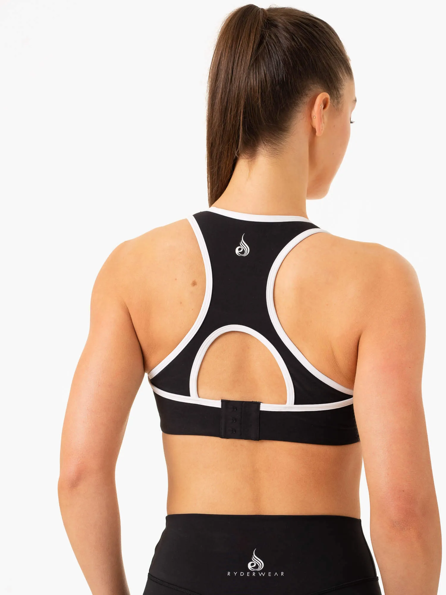 Frequency High Impact Sports Bra - Black Multi Purpose
