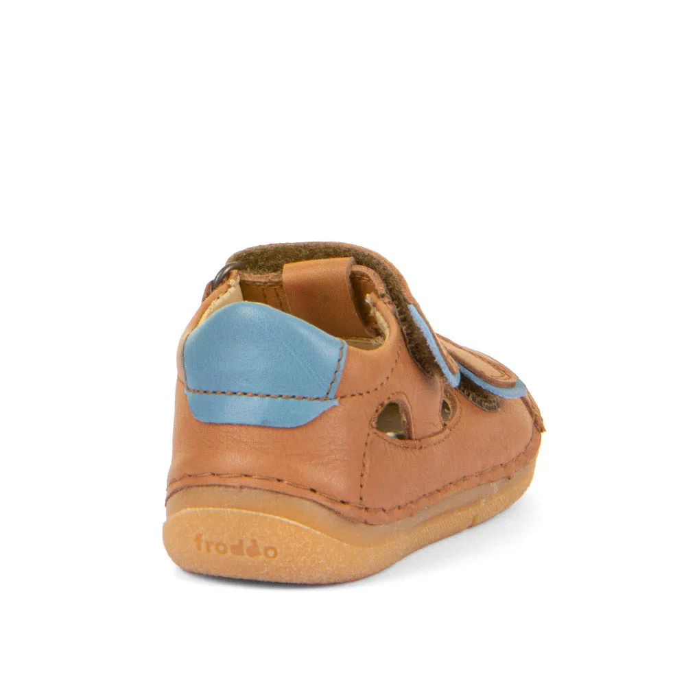 Froddo Boy's and Girl's Paix Up Double Sandals - Brown rest time