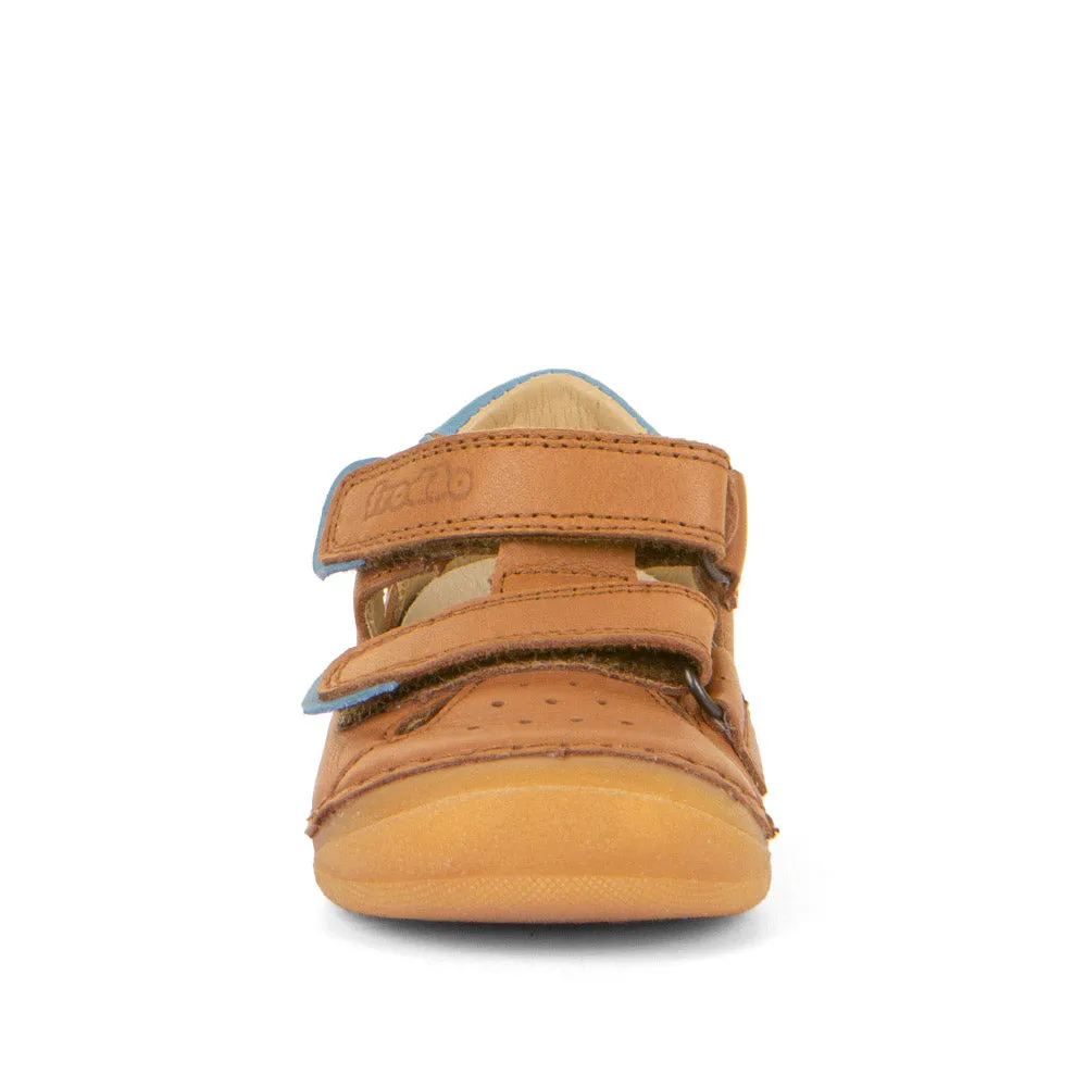 Froddo Boy's and Girl's Paix Up Double Sandals - Brown Pool Party