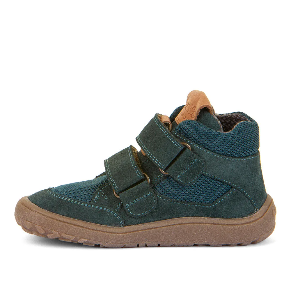 Froddo Boy's and Girl's Tex Autumn Barefoot Ankle Boots - Petroleum shift mode