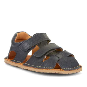 Froddo Boy's Barefoot Flexy Avi Sandals - Dark Blue Nature Flow