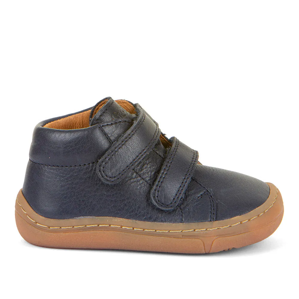 Froddo Boy's First Step Laces Barefoot Shoes - Dark Blue go light