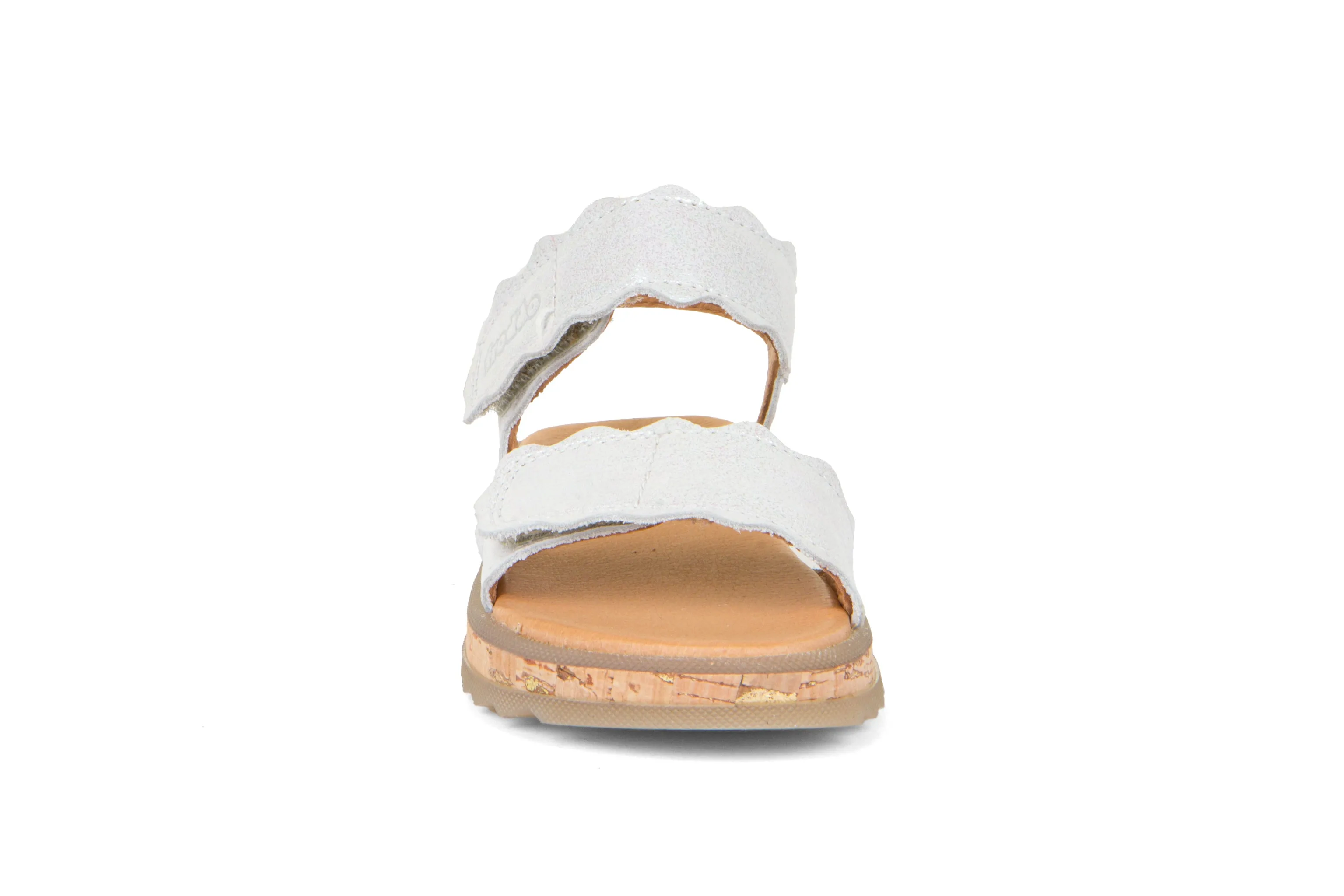 Froddo Girl's Alana Sandals - White Shine Coastal Mood