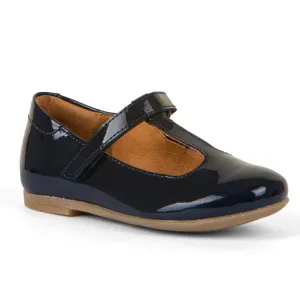 Froddo Girl's Fiona T Bar Dress Shoes - Blue Patent business meeting