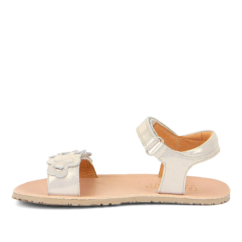 Froddo Girl's Flexy Flowers Sandals - Gold Shine Soft Balance