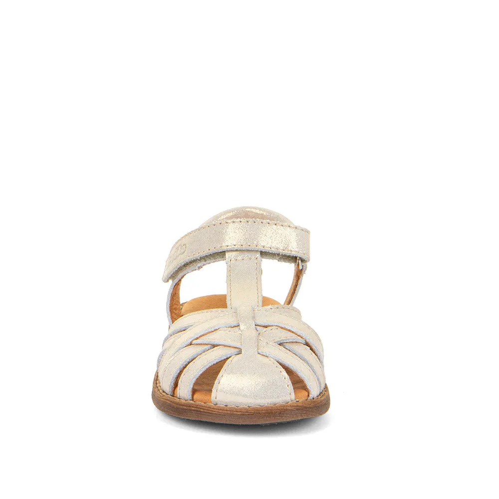 Froddo Girl's Lore Rosa Sandals - Gold Shine Beach Ready