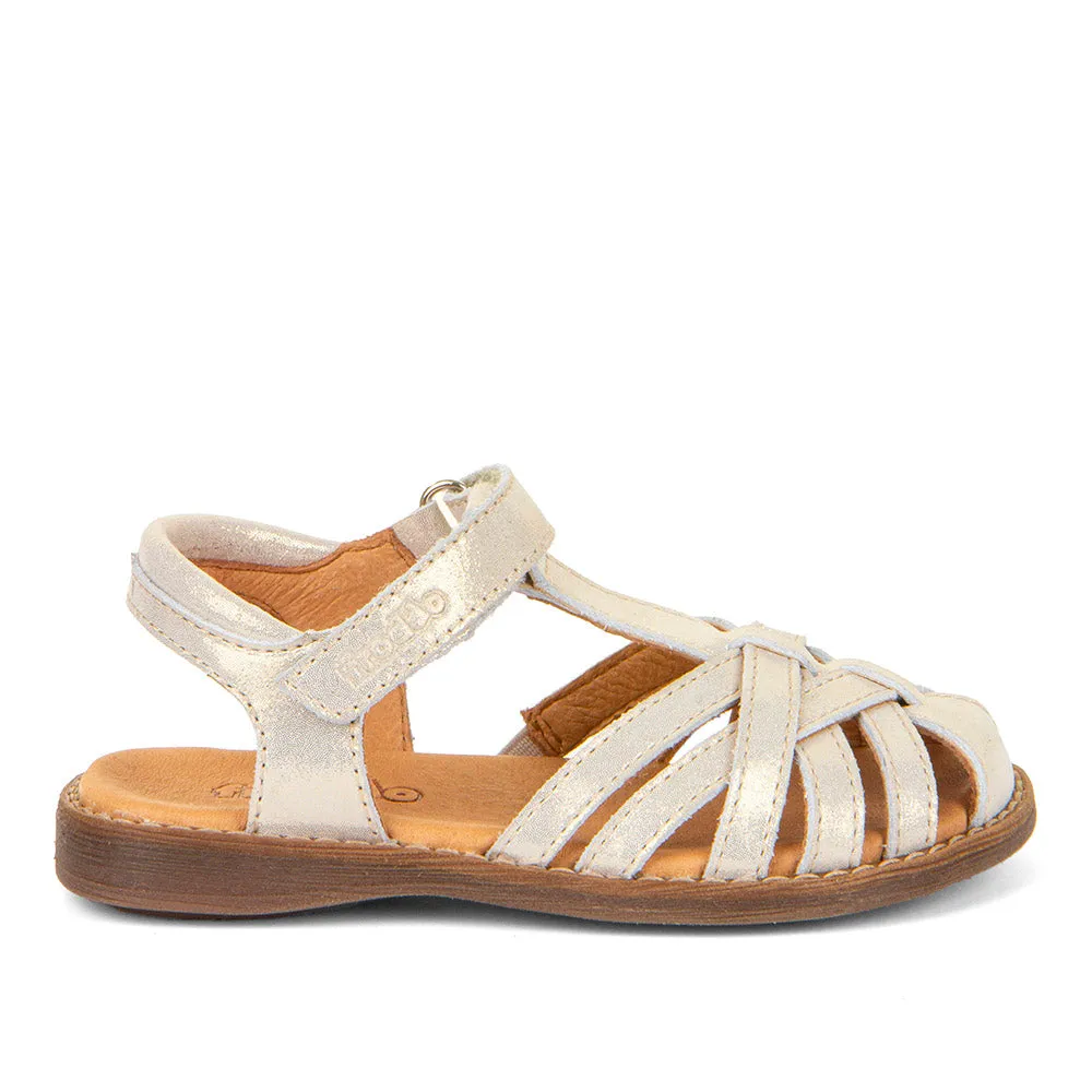 Froddo Girl's Lore Rosa Sandals - Gold Shine style match