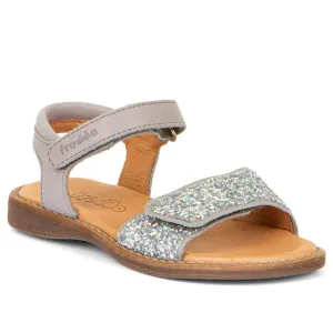 Froddo Girl's Lore Sparkle Sandals - Light Grey wedding outfit