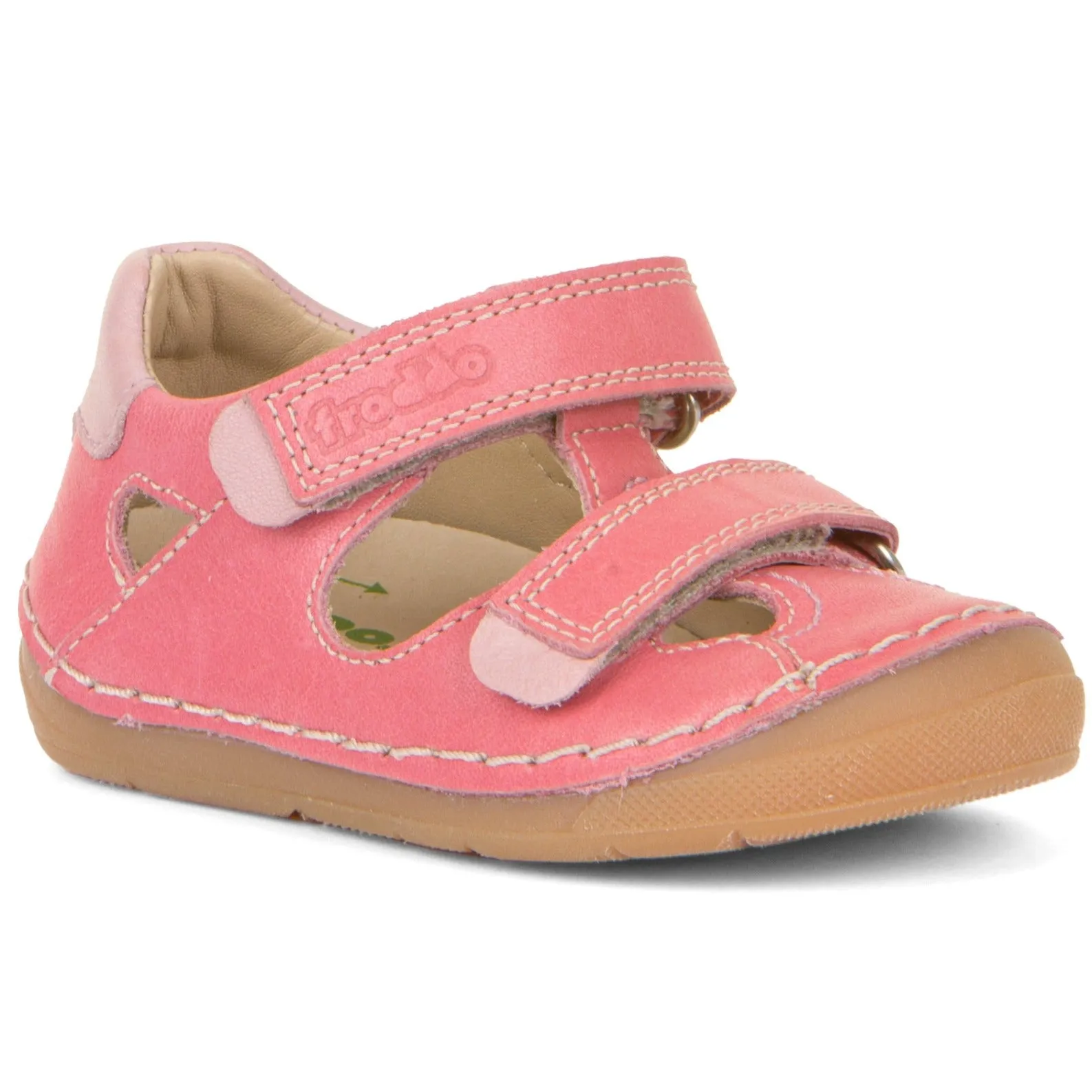 Froddo Girl's Paix Double Sandals - Peach Daily Walk
