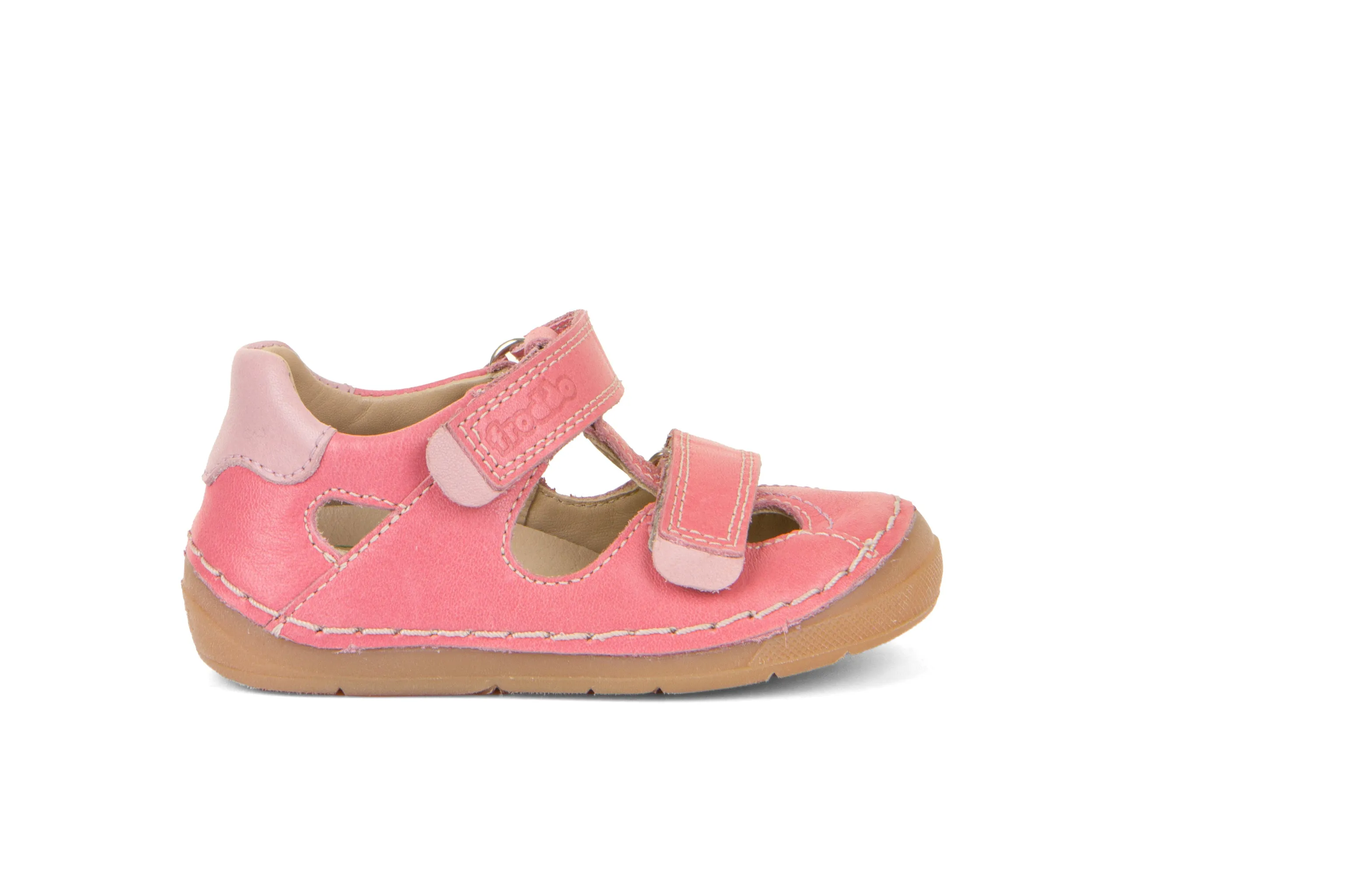 Froddo Girl's Paix Double Sandals - Peach Ocean Path