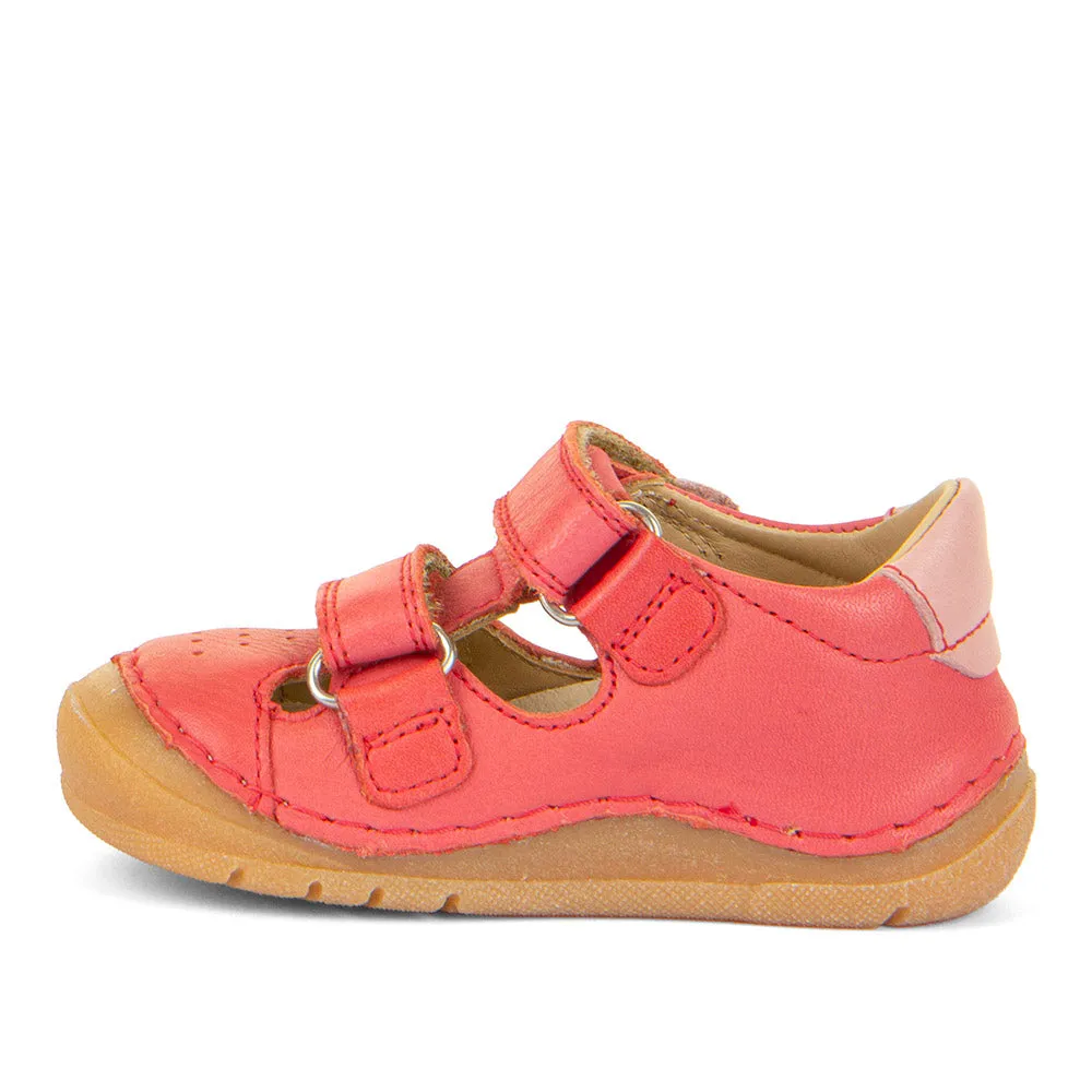 Froddo Girl's Paix Up Double Sandals - Coral Street Ready