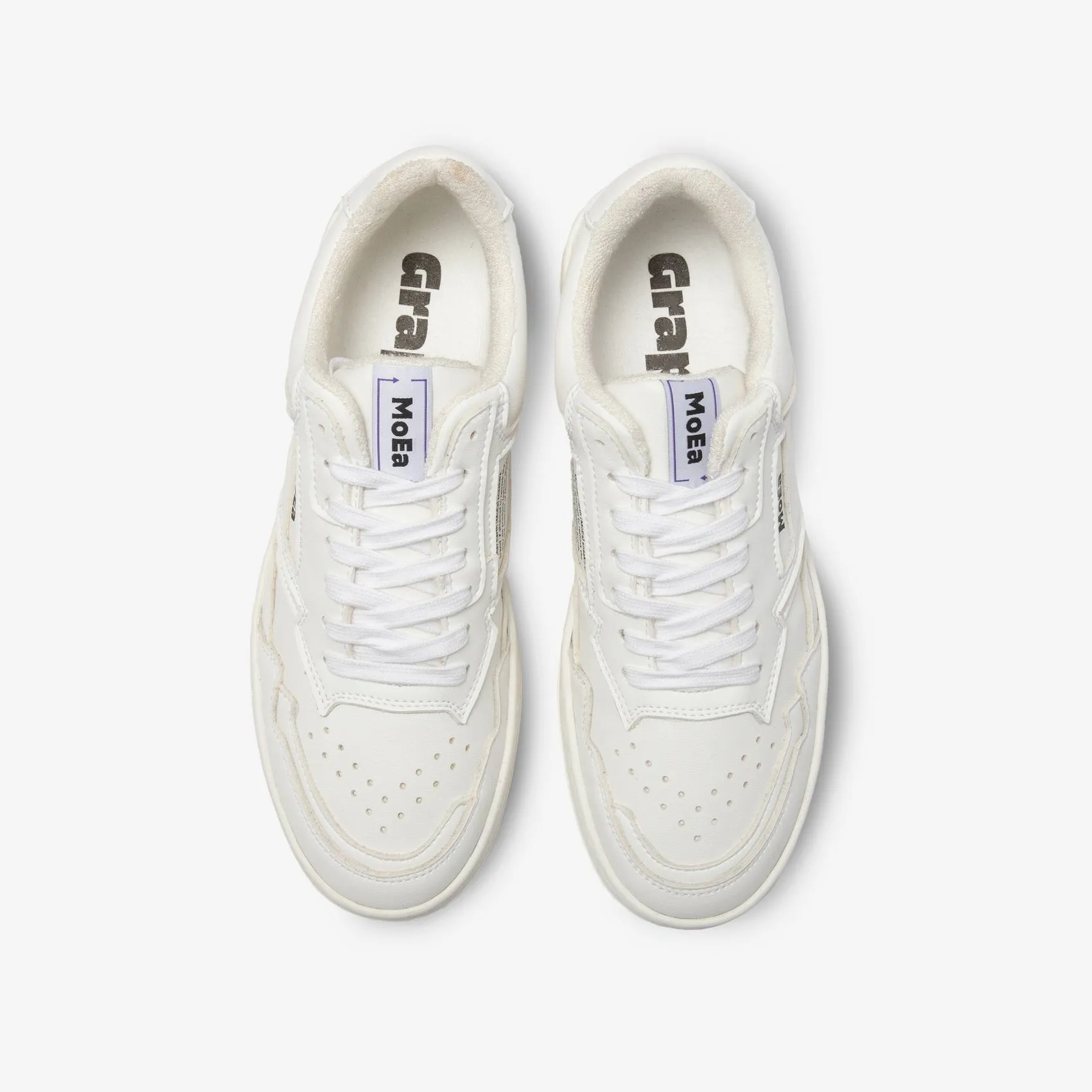 GEN1 Sneaker in White Plant Leather from MoEa Dream Mode