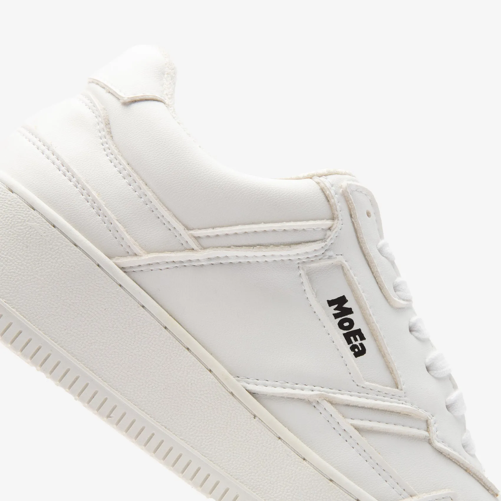 GEN1 Sneaker in White Plant Leather from MoEa Soft Landing