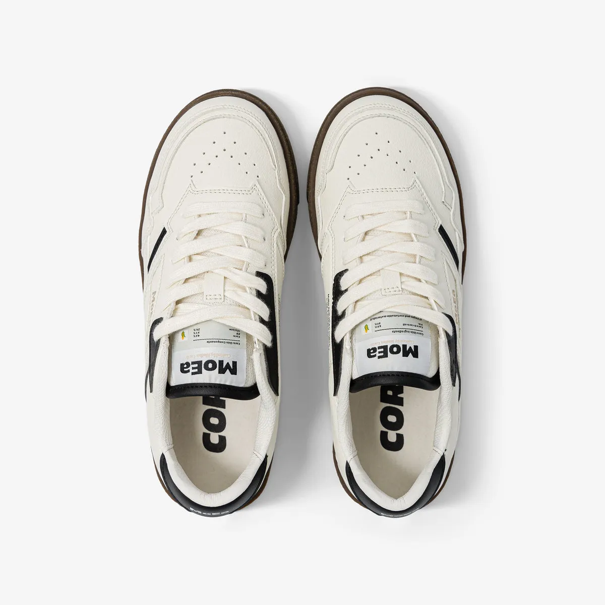GEN9 Sneaker in White Black from MoEa Night Pulse