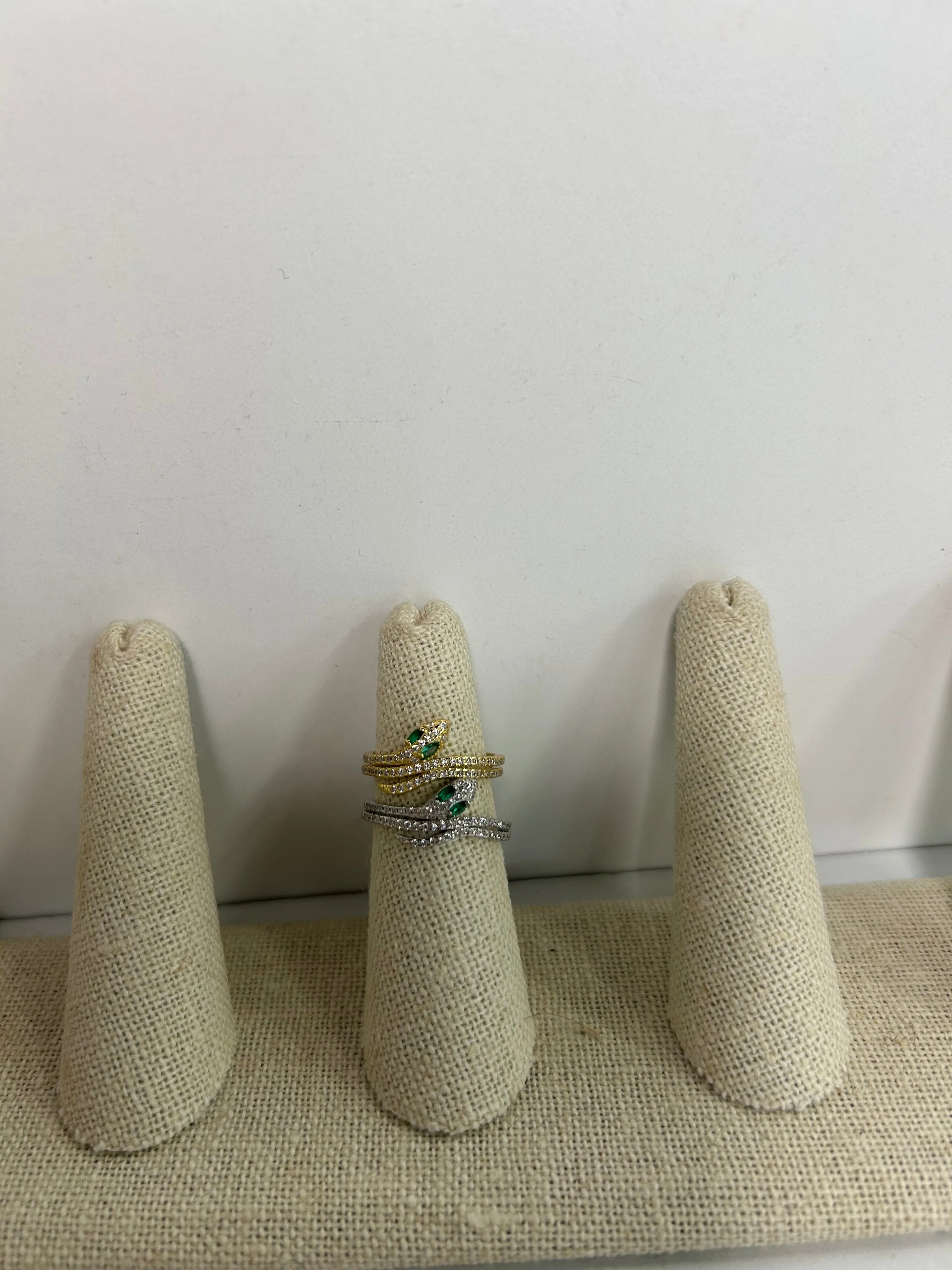 Gold Snake Ring heat friendly