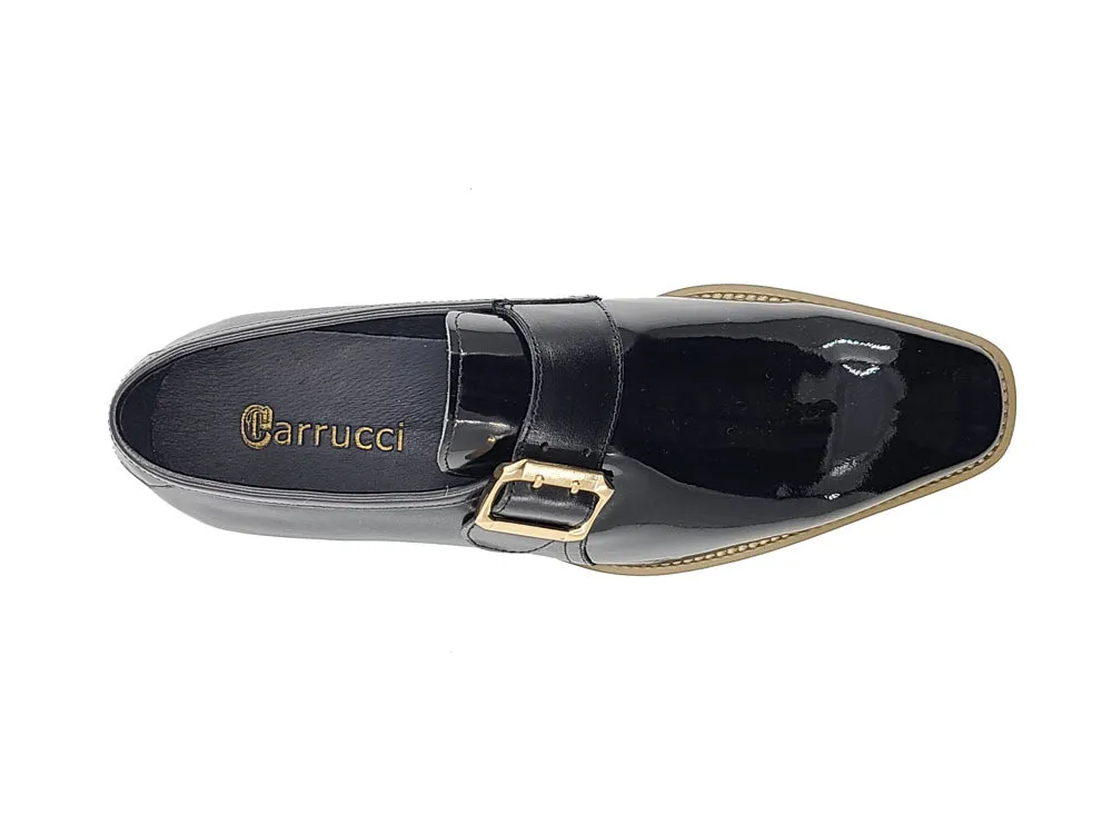 Gorgeous Patent Leather Slip on Monkstrap - Black all-day fit