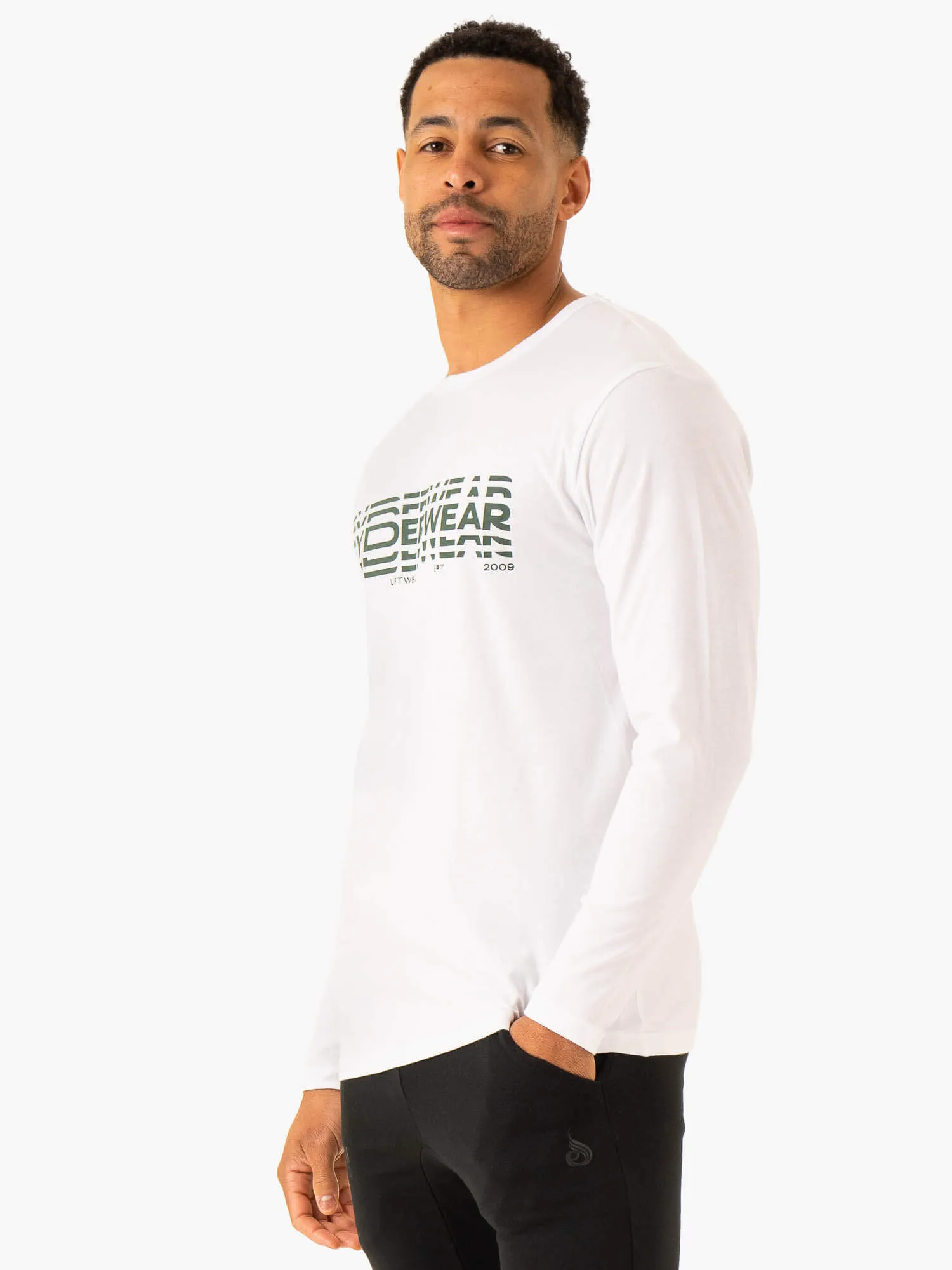 Graphic Long Sleeve T-Shirt - White casual wear